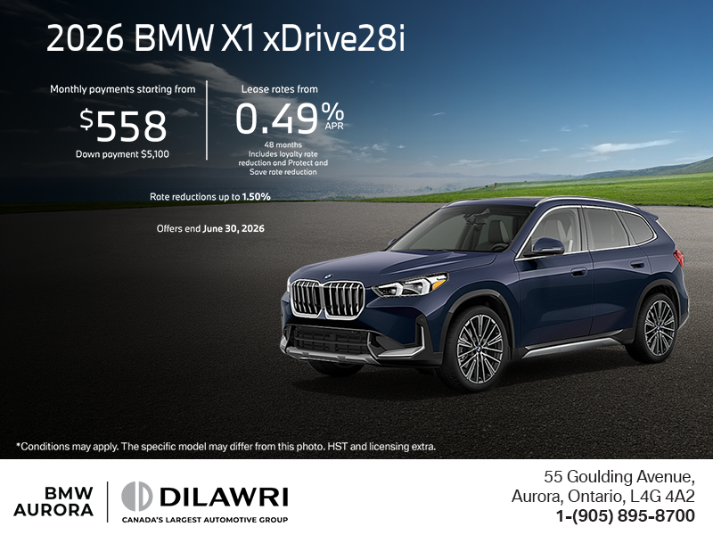 Get the 2026 BMW X1