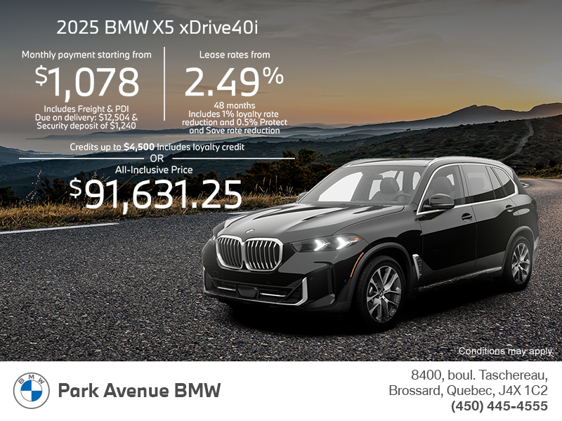 Get the 2025 BMW X5