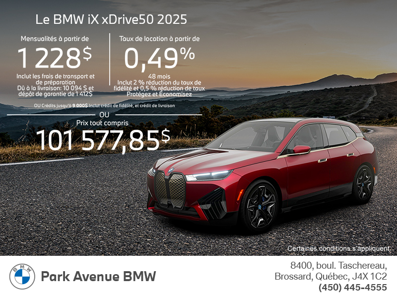 Procurez-vous le Bmw Ix 2025