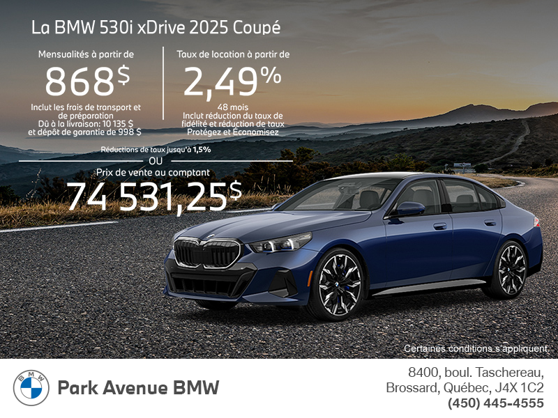 Procurez-vous le Bmw 5 Series Sedan 2025