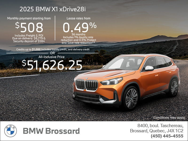 Get the 2025 BMW X1