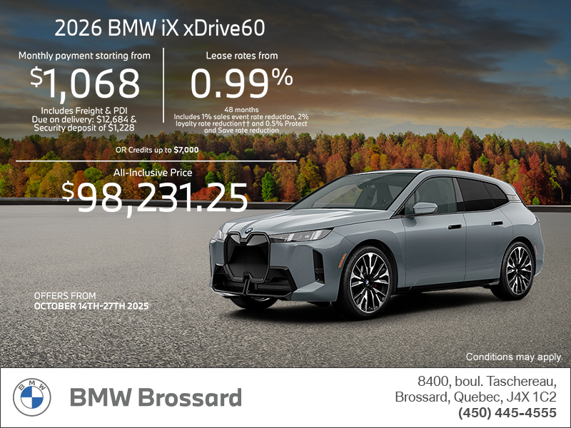 Get the 2026 BMW iX