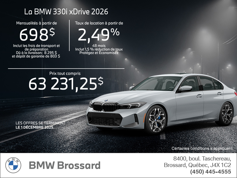 Procurez-vous le Bmw 3 Series Sedan 2026