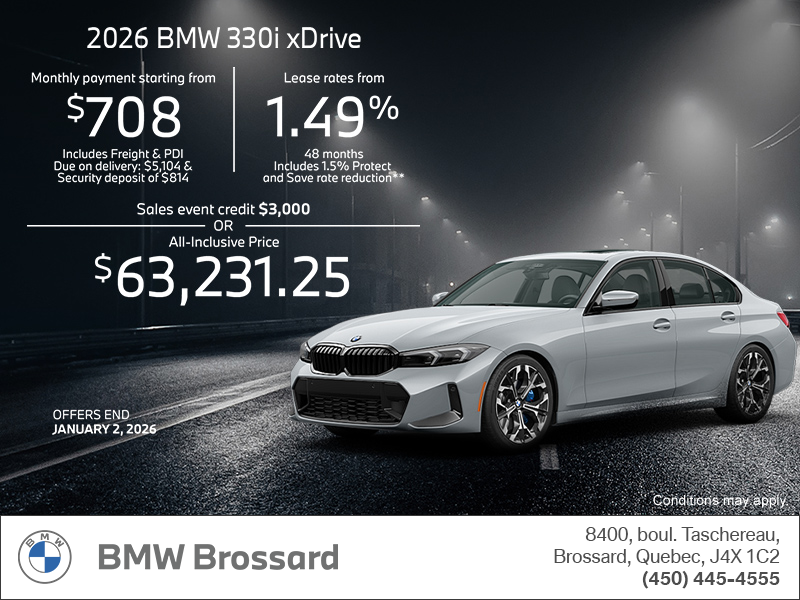 Get the 2026 BMW 3 Series Sedan