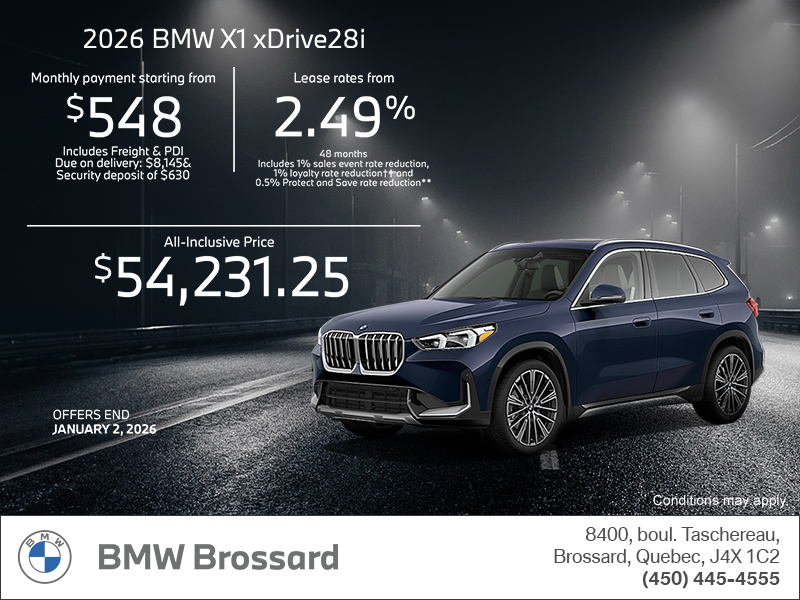 Get the 2026 BMW X1
