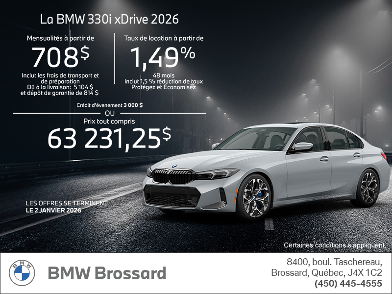 Procurez-vous le Bmw 3 Series Sedan 2026