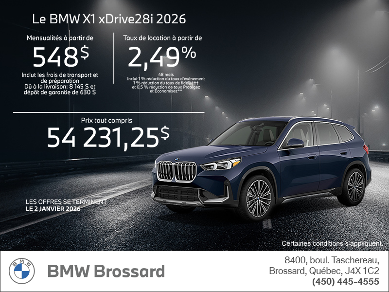Procurez-vous le Bmw X1 2026