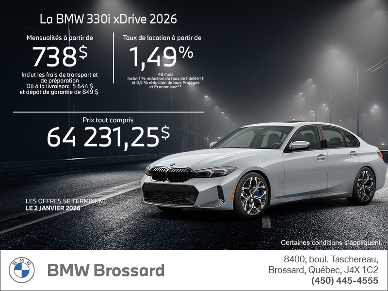 Procurez-vous le Bmw 3 Series Sedan 2026