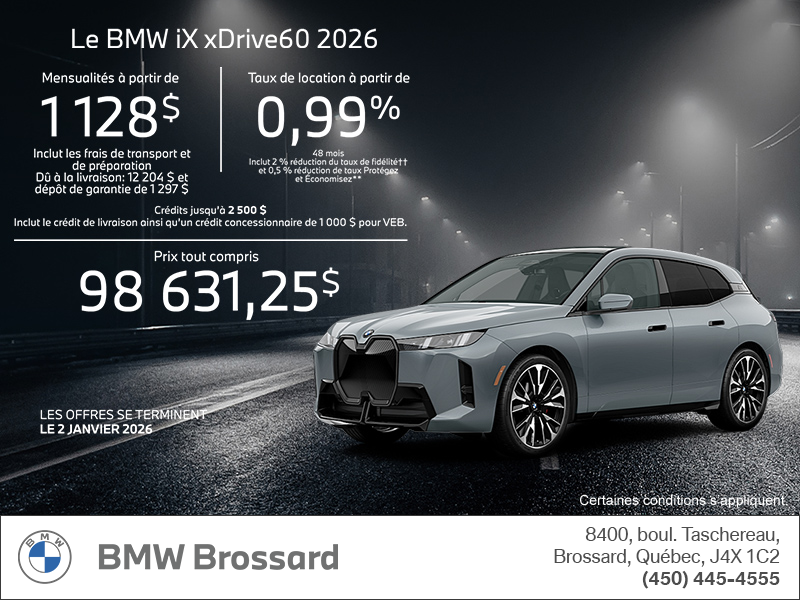 Procurez-vous le Bmw Ix 2026