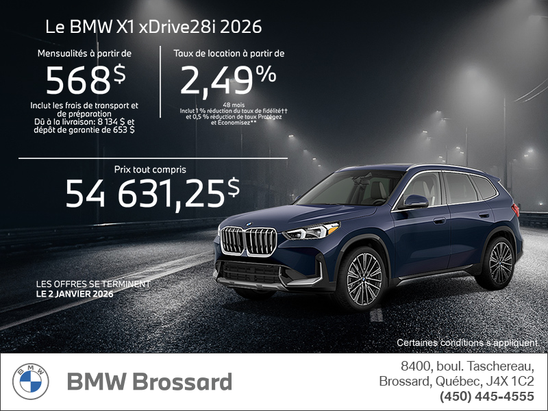 Procurez-vous le Bmw X1 2026