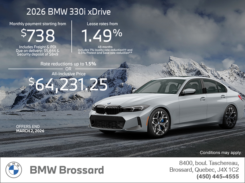 Get the 2026 BMW 3 Series Sedan