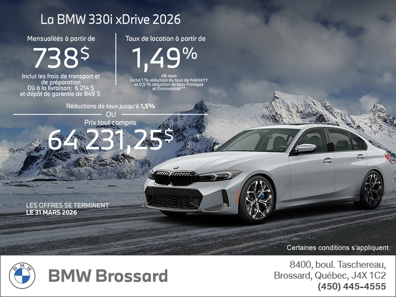 BMW 330i xDrive 2026