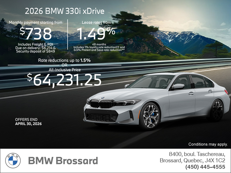 2026 BMW 330i xDrive