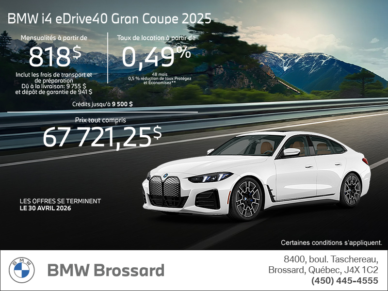 BMW i4 eDrive40 Gran Coupé 2025