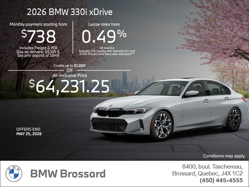 2026 BMW 330i xDrive
