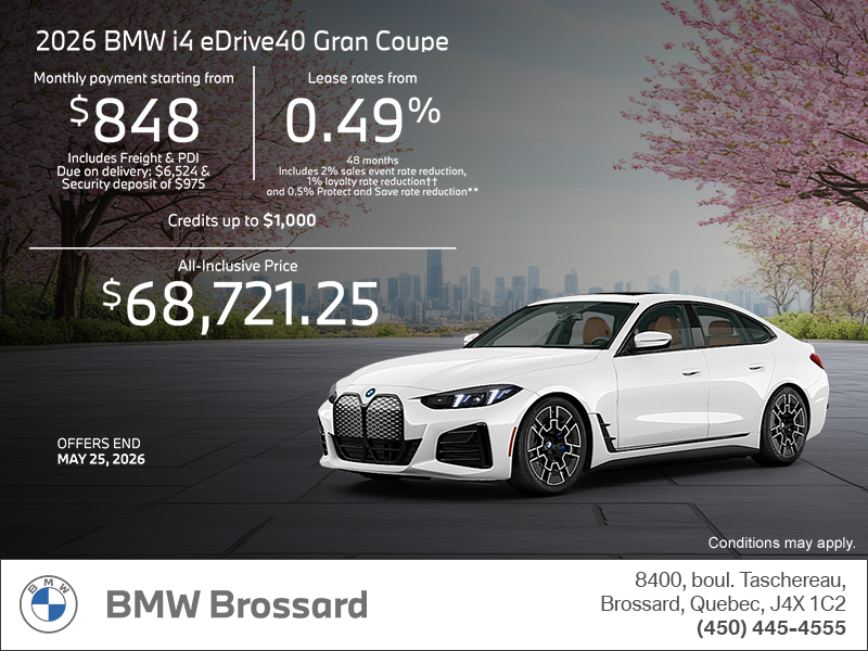 2026 BMW i4 eDrive40 Gran Coupé