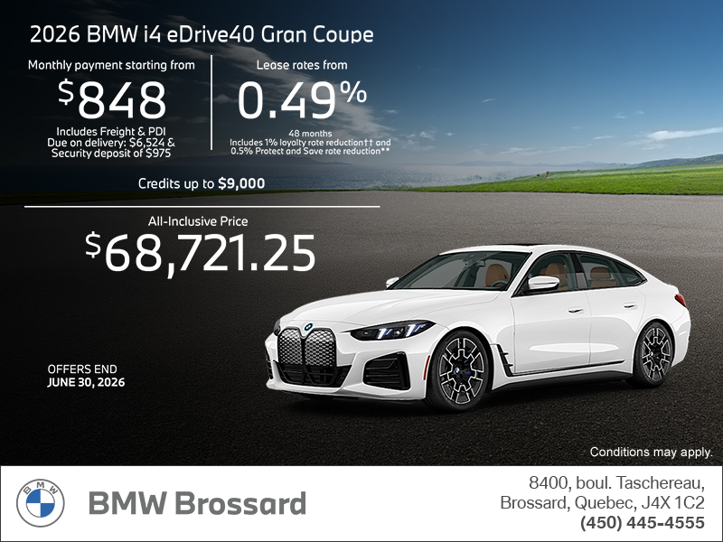 2026 BMW i4 eDrive40 Gran Coupé