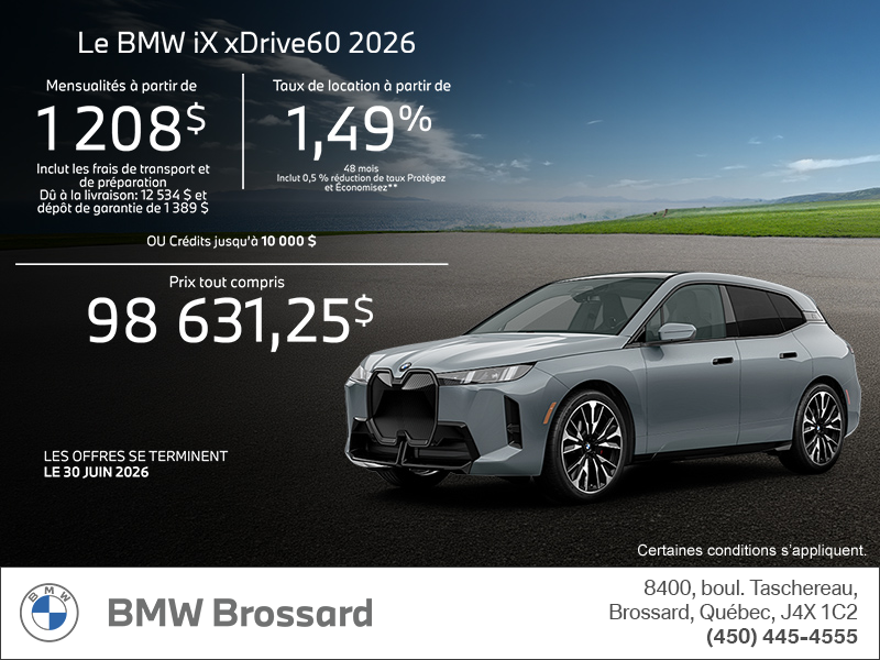 BMW iX xDrive60 2026