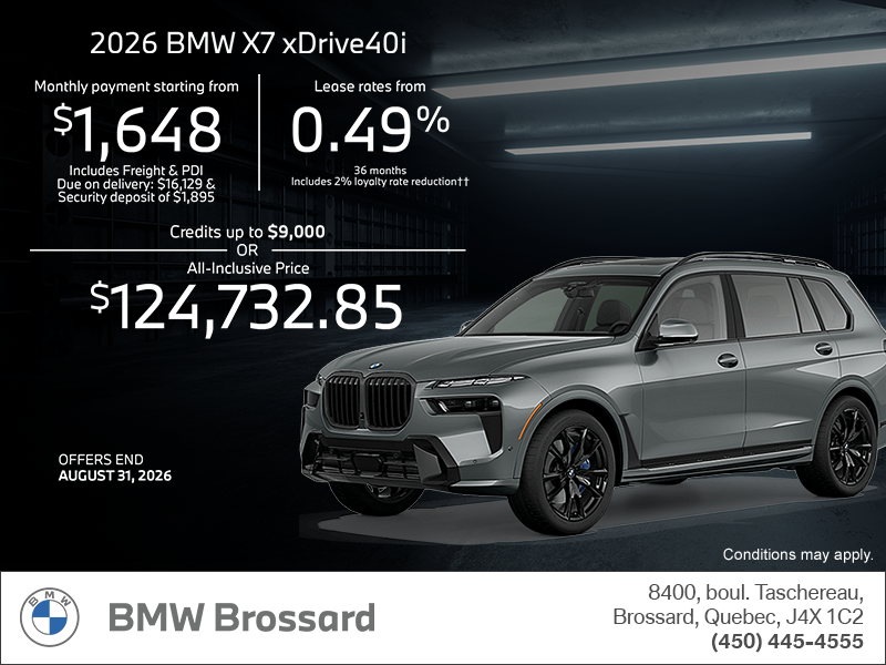 2026 BMW X7