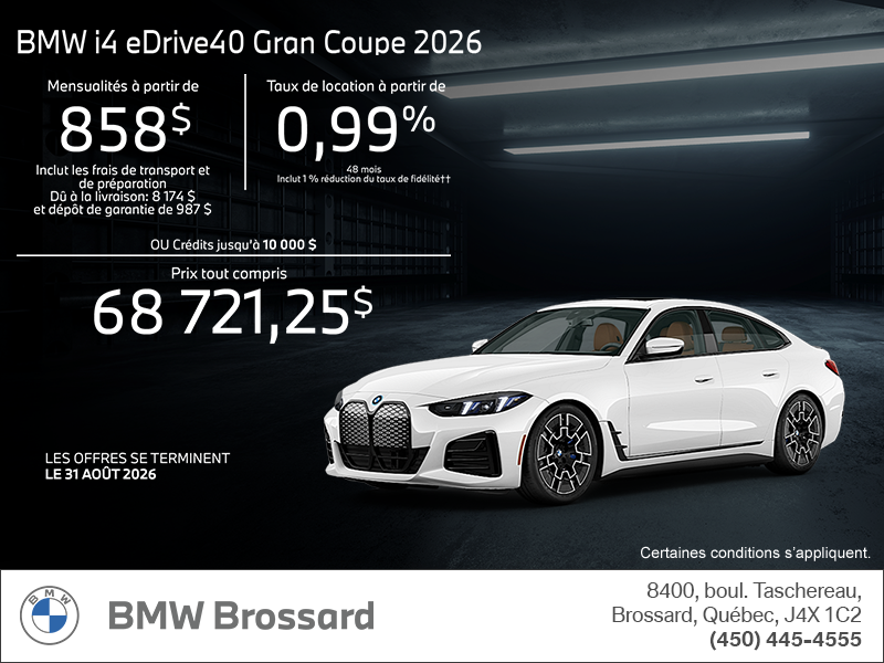 BMW i4 Gran Coupe 2026