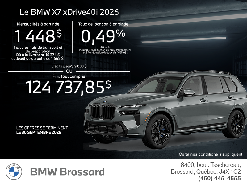 BMW X7 2026