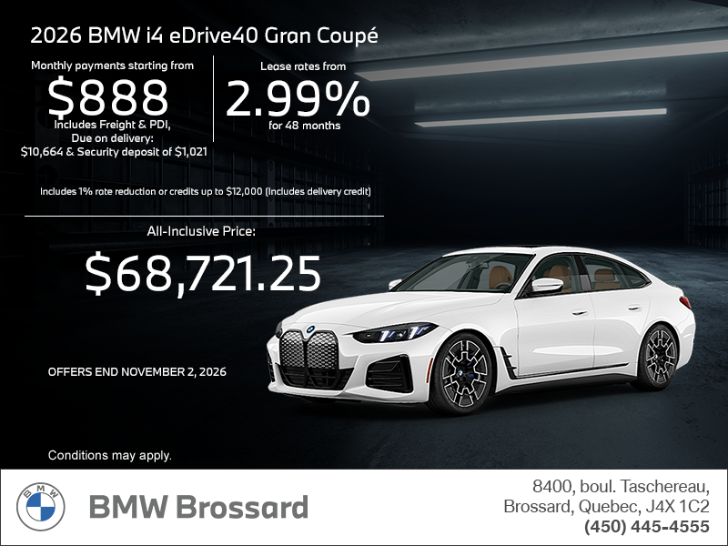 2026 BMW i4 Gran Coupe