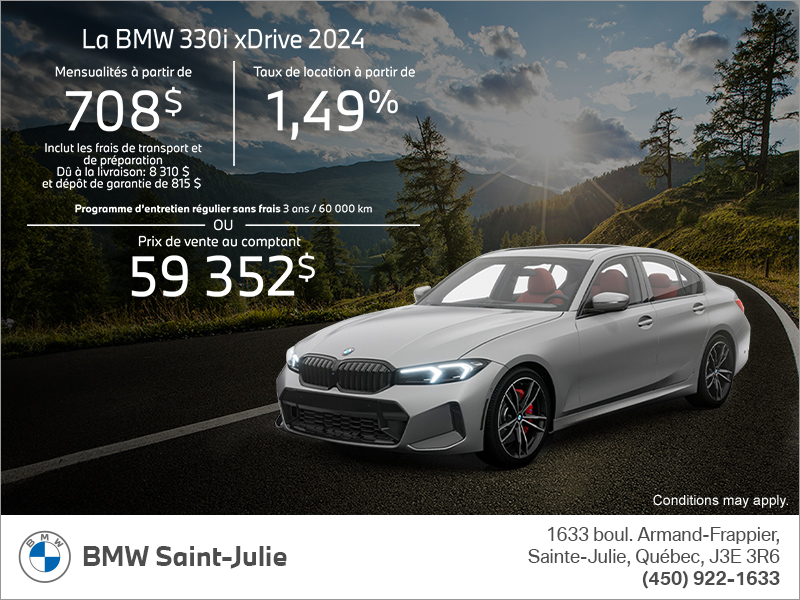 BMW série 3 berline 2024