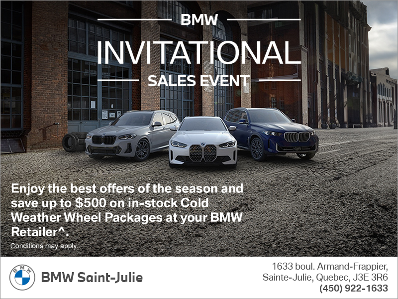 The BMW Invitational Sales Event