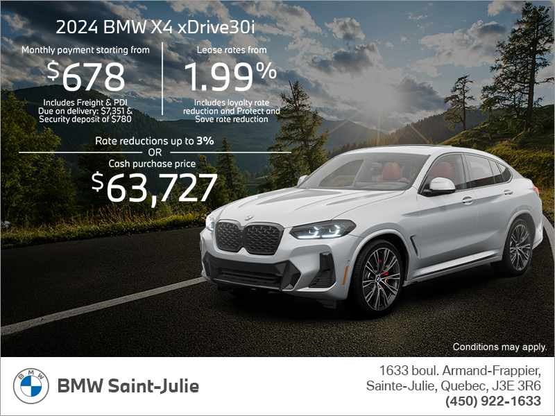 Get the 2024 BMW X4