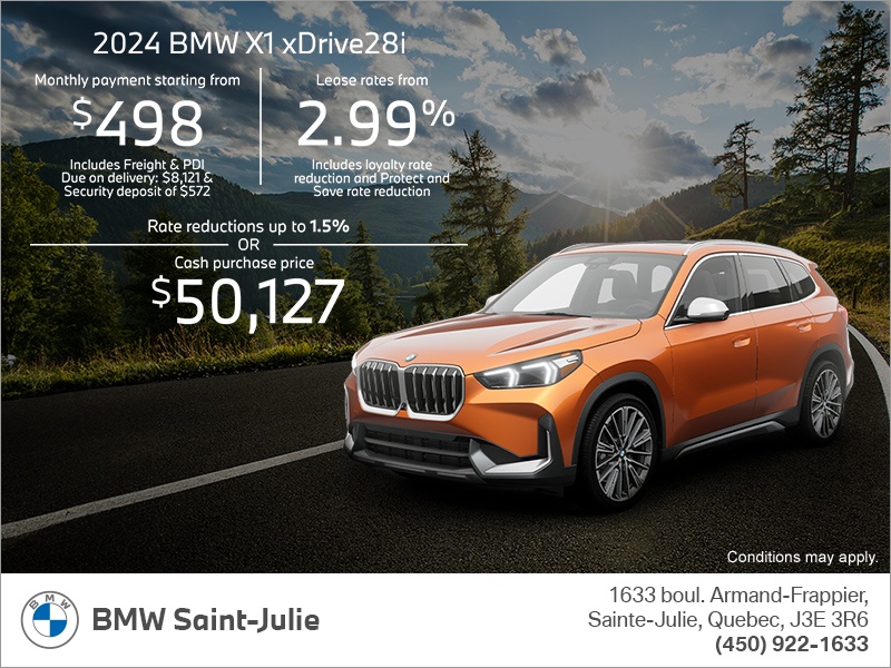 Get the 2024 BMW X1