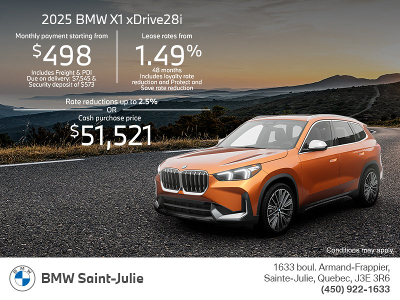 Get the 2025 BMW X1