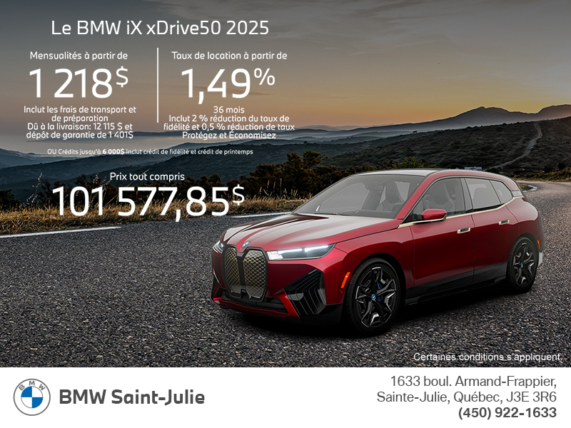 Procurez-vous le Bmw Ix 2025