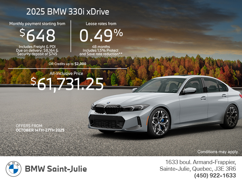 Get the 2025 BMW 3 Series Sedan