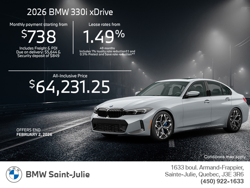 Get the 2026 BMW 3 Series Sedan