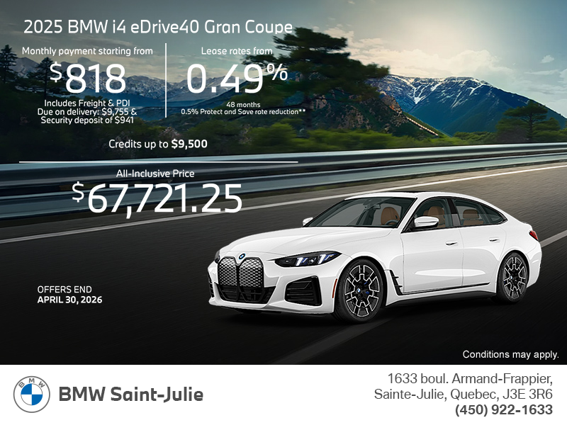 2025 BMW i4 eDrive40 Gran Coupé