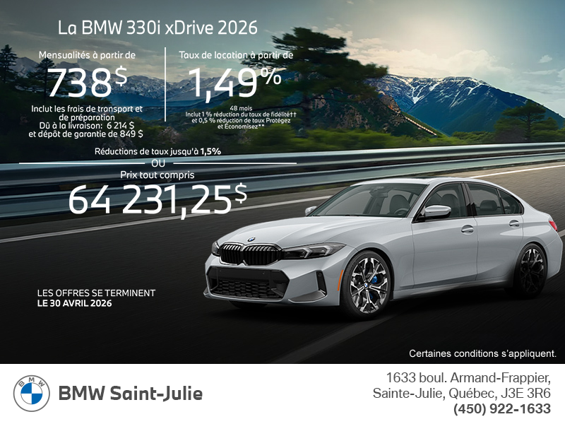 BMW 330i xDrive 2026