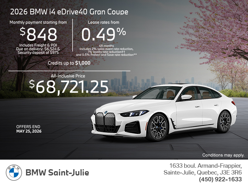 2026 BMW i4 eDrive40 Gran Coupé