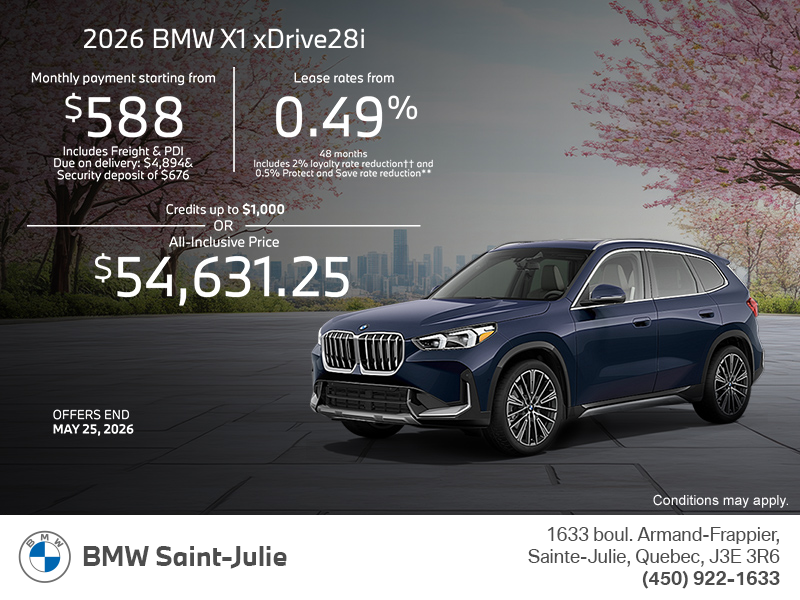 2026 BMW X1