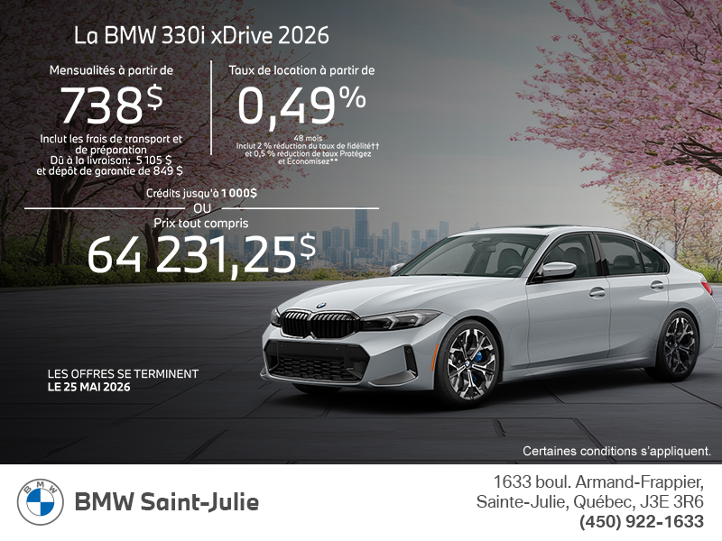 BMW 330i xDrive 2026