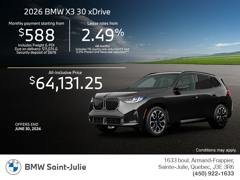 2026 BMW X3
