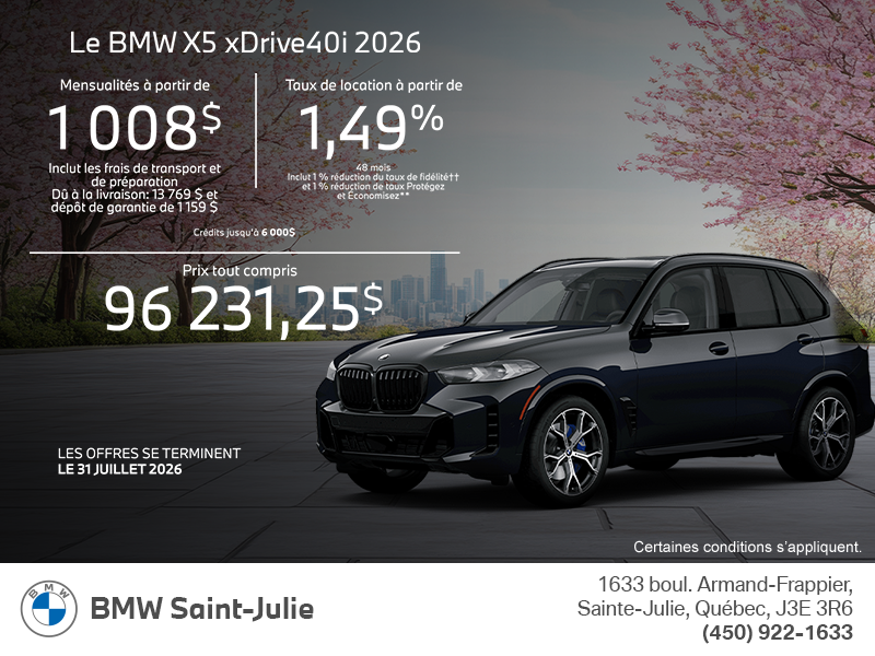2026 BMW X5