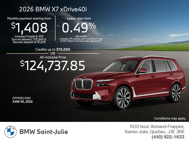 2026 BMW X7