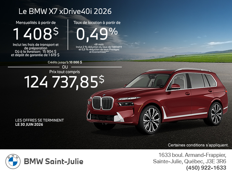 BMW X7 2026