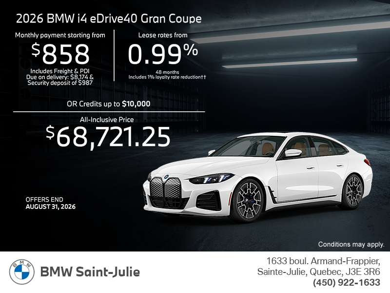 2026 BMW i4 Gran Coupe
