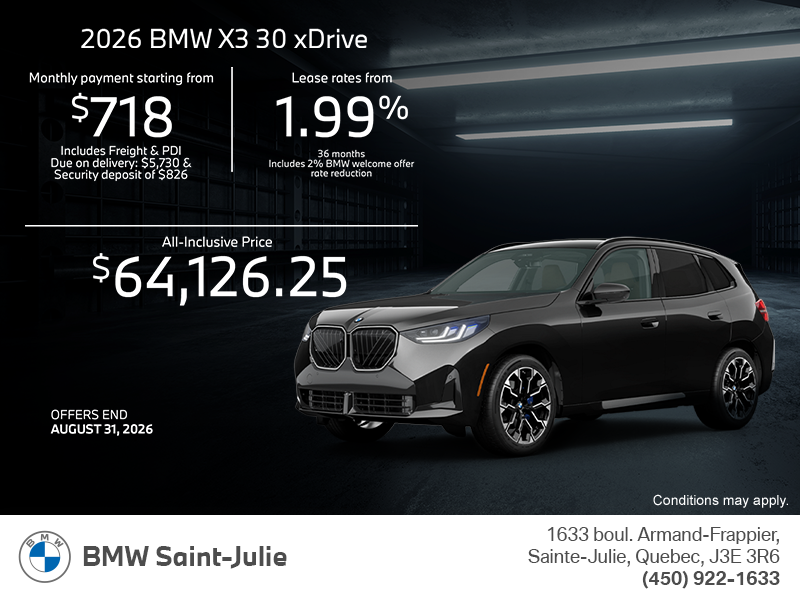2026 BMW X3