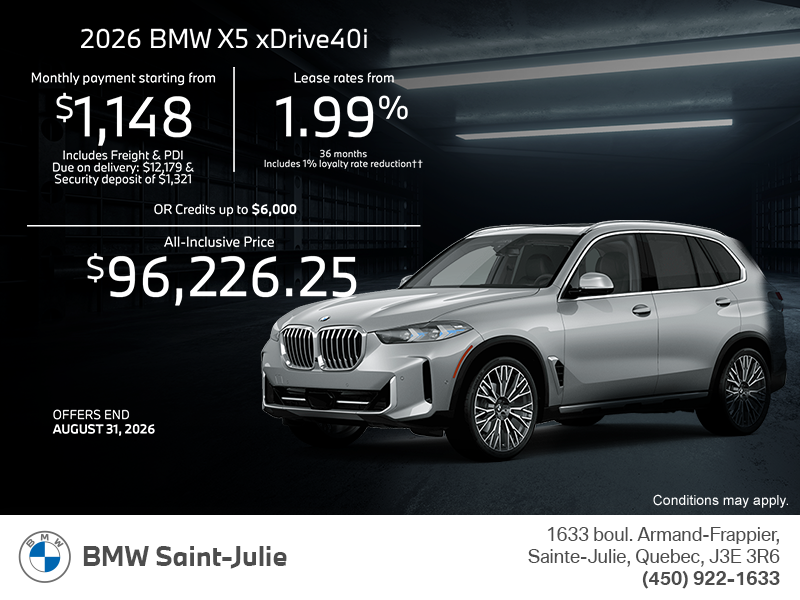 2026 BMW X5
