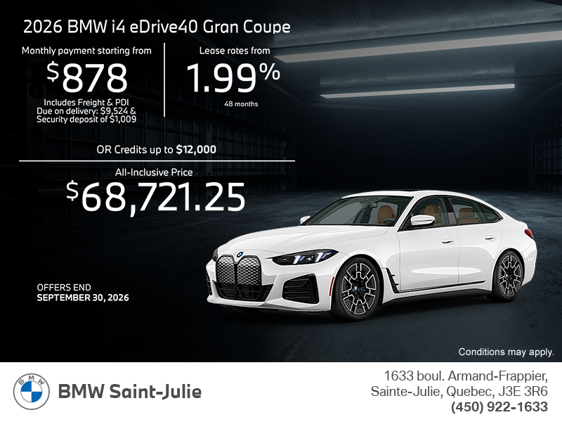 2026 BMW i4 Gran Coupe