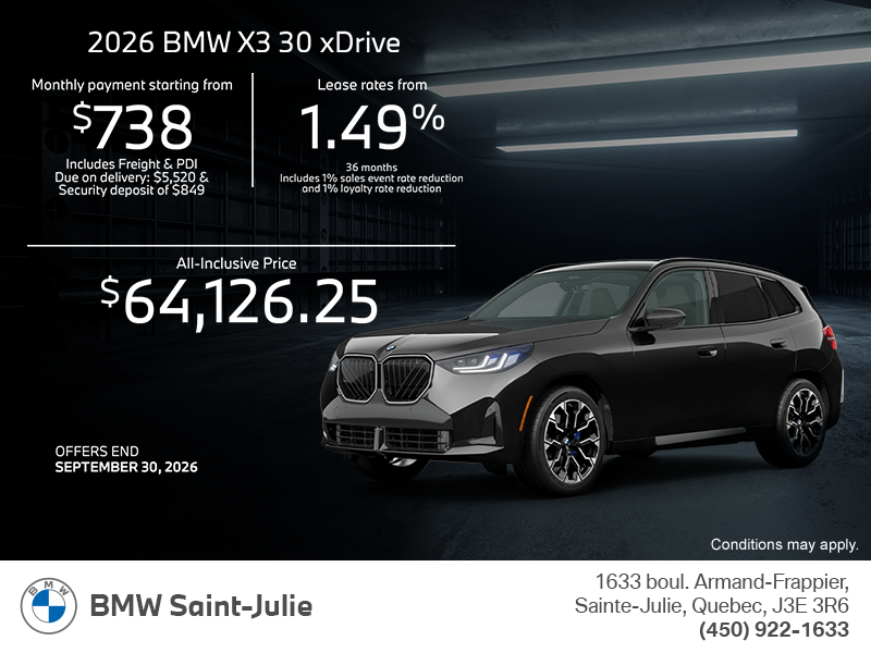 2026 BMW X3