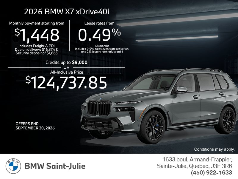 2026 BMW X7