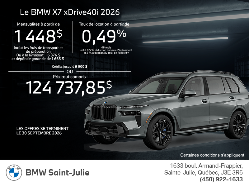 BMW X7 2026